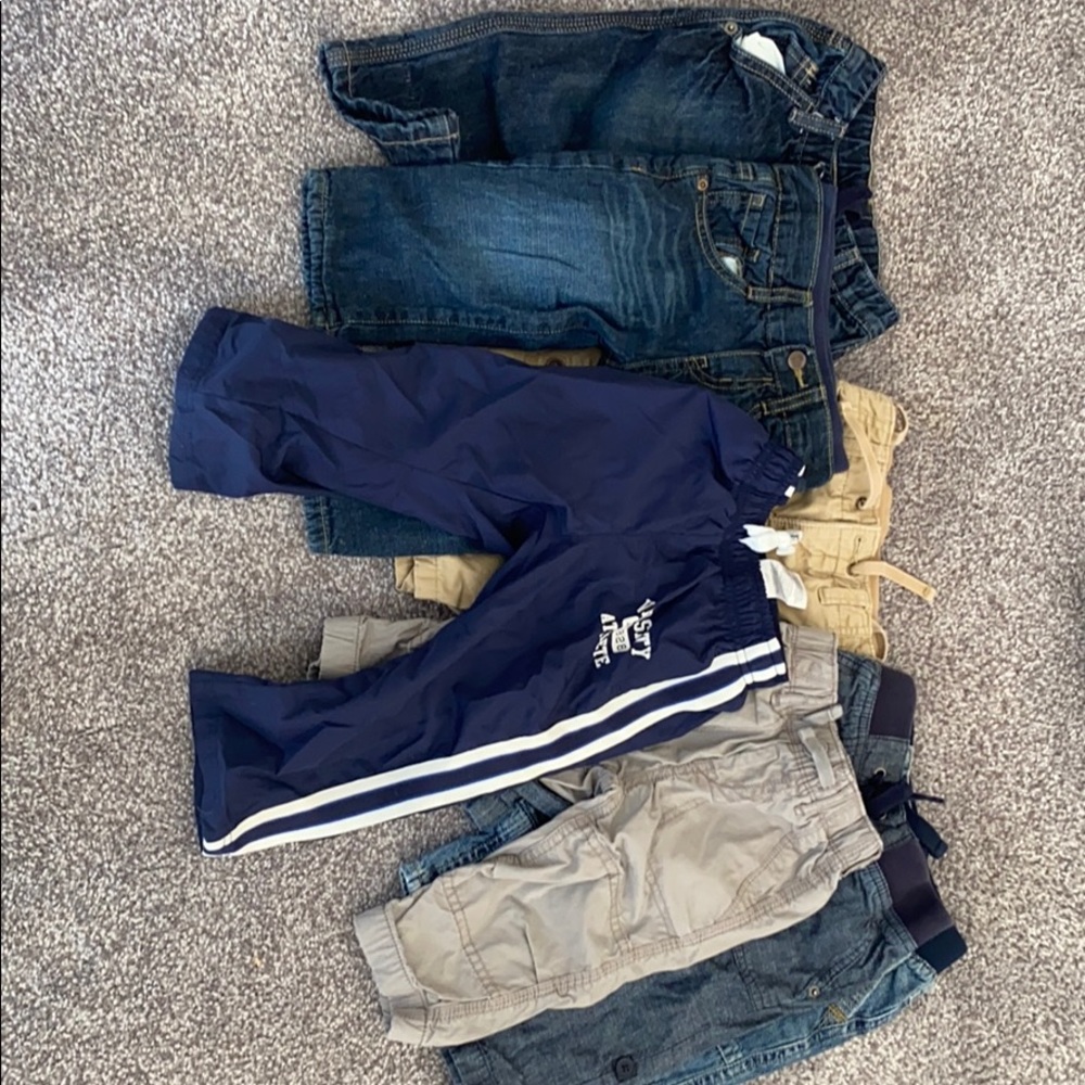 7 Pairs 12-18 months Pants
